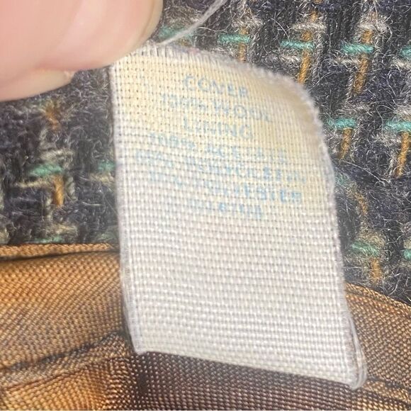 Minnesota Hats Vintage Gray/Black Houndstooth Wool Newsboys Hat W/Earflaps - Picture 5 of 11